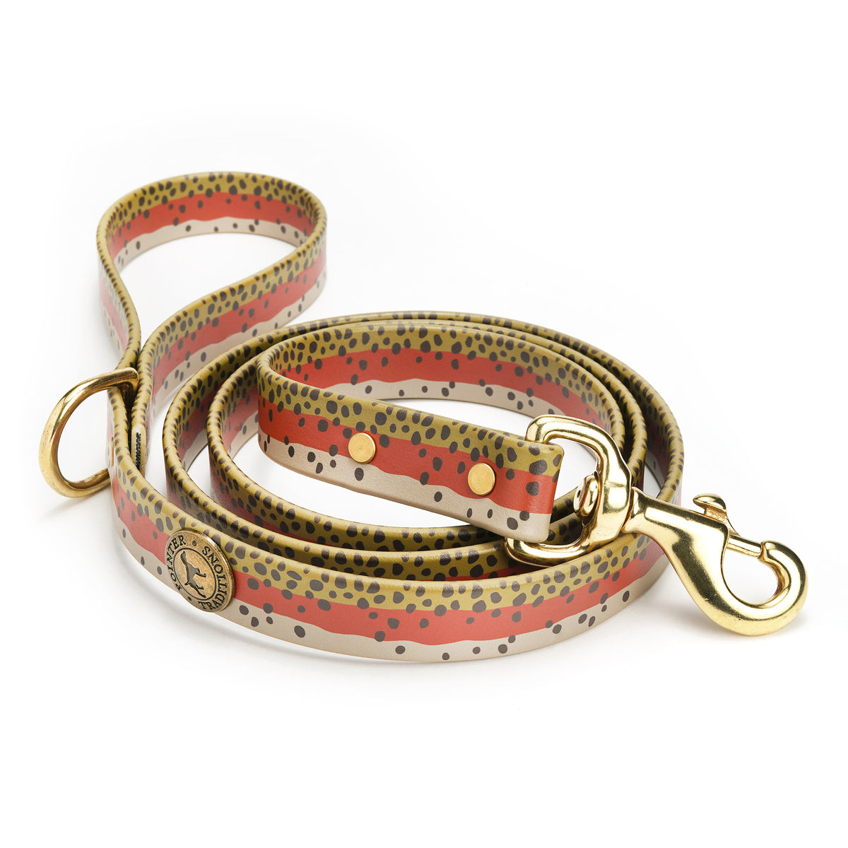 Pointer Traditions | Sporting Dog Leash - Rainbow Trout