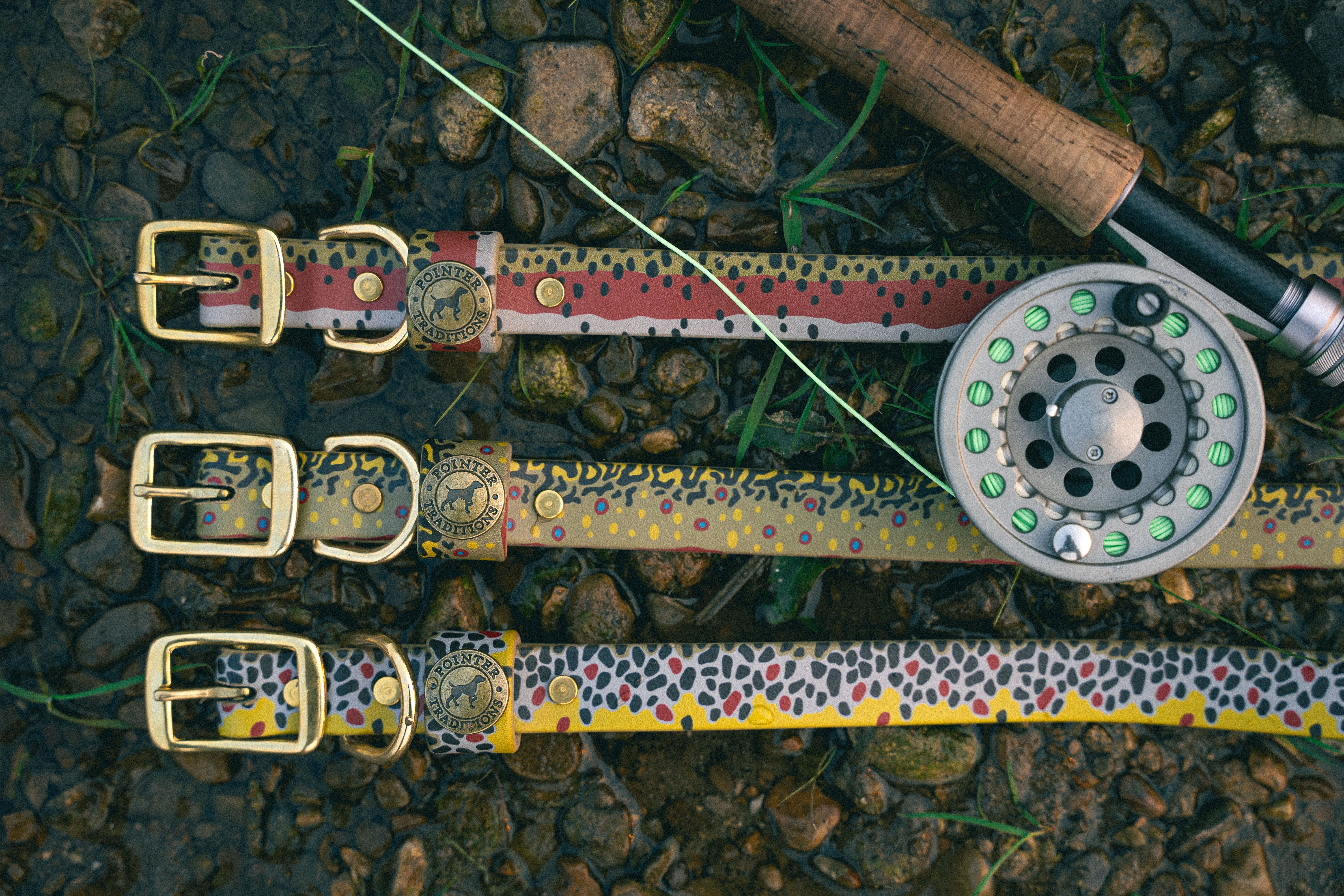 Trout Pattern Dog Collars – Pointer Traditions