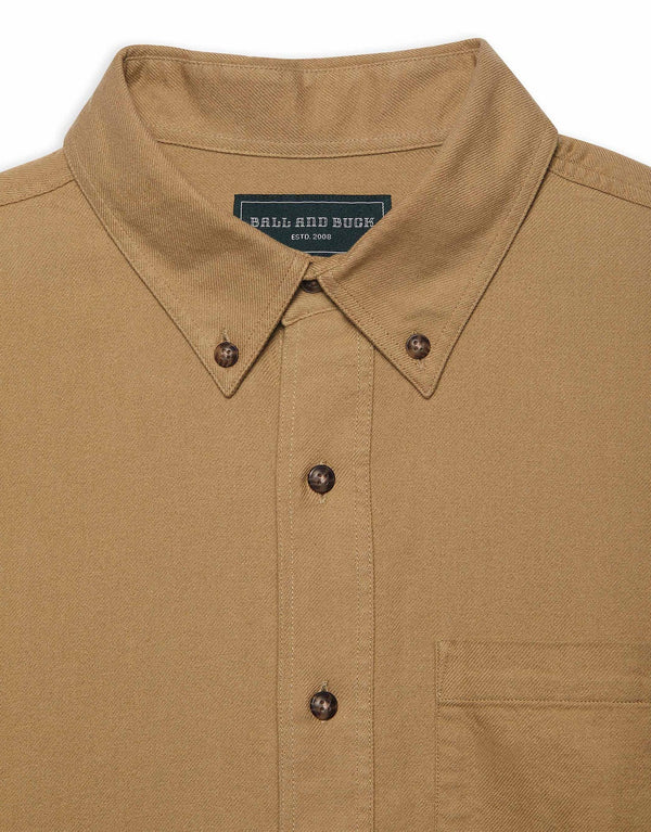 Scout Shirt - Sand Flannel