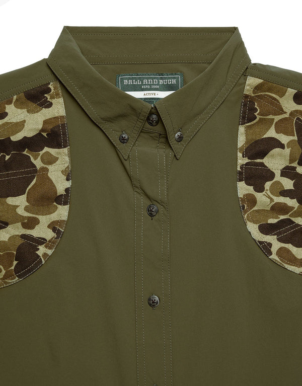 Active+ Joan Field Shirt in Olive
