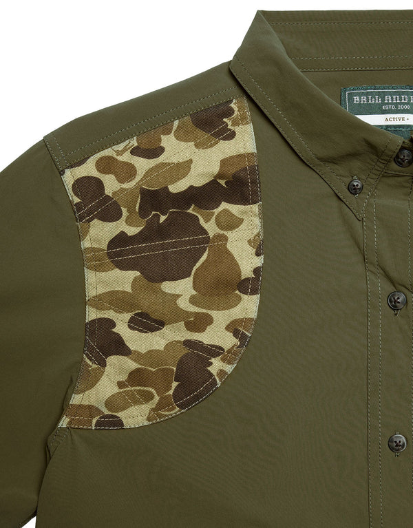 Active+ Joan Field Shirt in Olive