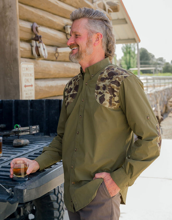 Active+ Field Shirt in Olive