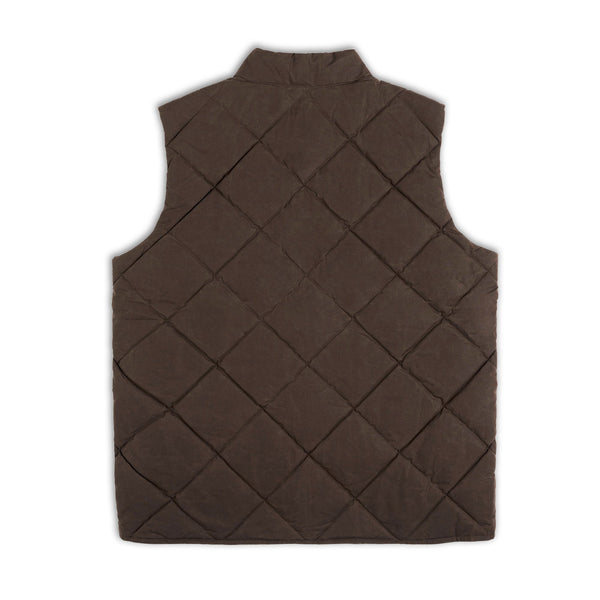 Arthur Quilted Waxed Down Vest