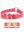 Hunting Dog Center Ring Collar - Blaze Pink