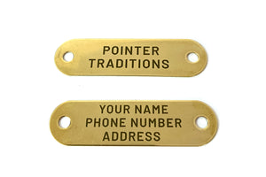Laser-Engraved Replacement Brass ID Nameplate