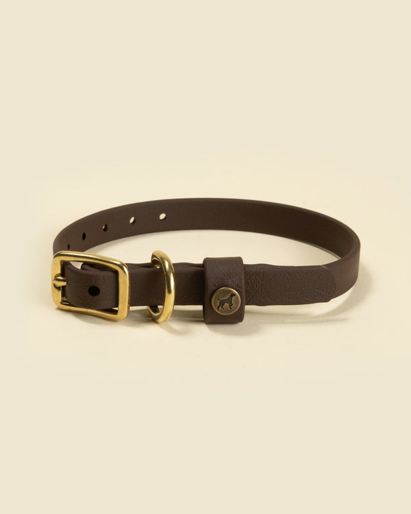 Sporting Puppy Collar - Leather Brown