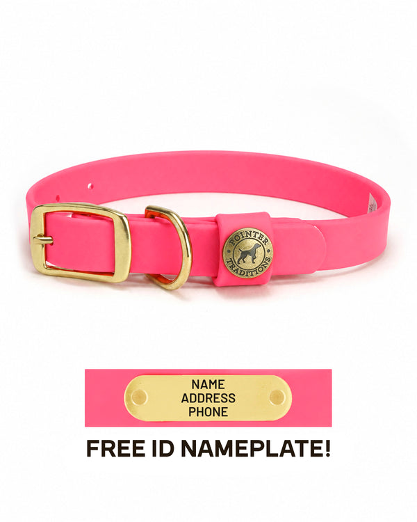 Sporting Dog Collar - Blaze Pink
