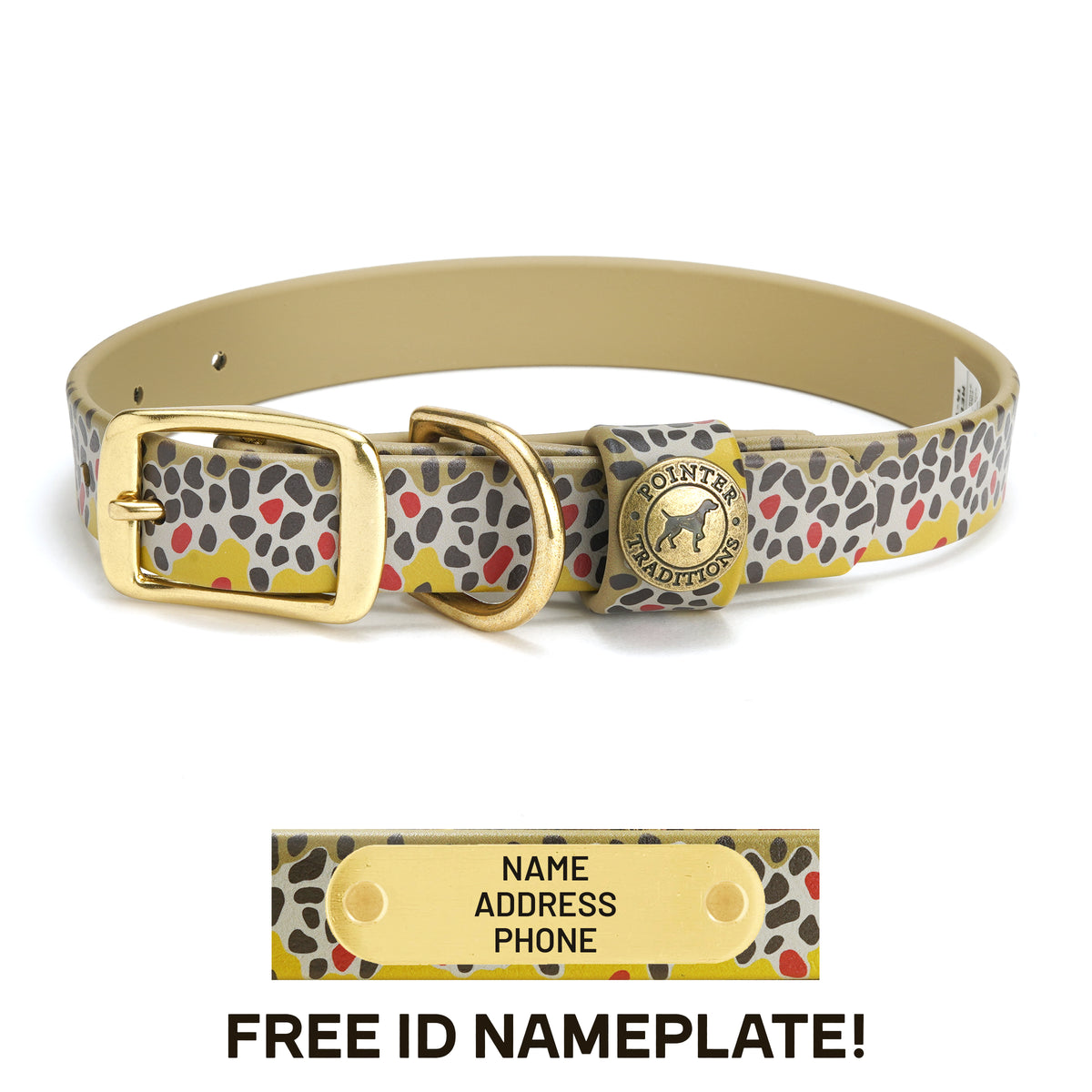 Pointer Traditions | Sporting Dog Collar - Brown Trout