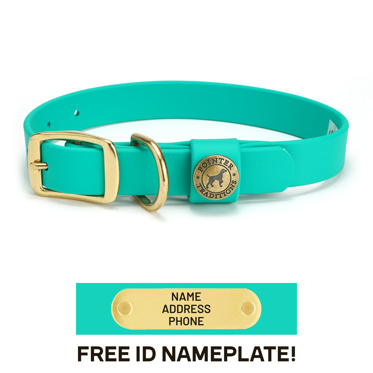 Pointer Traditions | Sporting Dog Collar - Teal