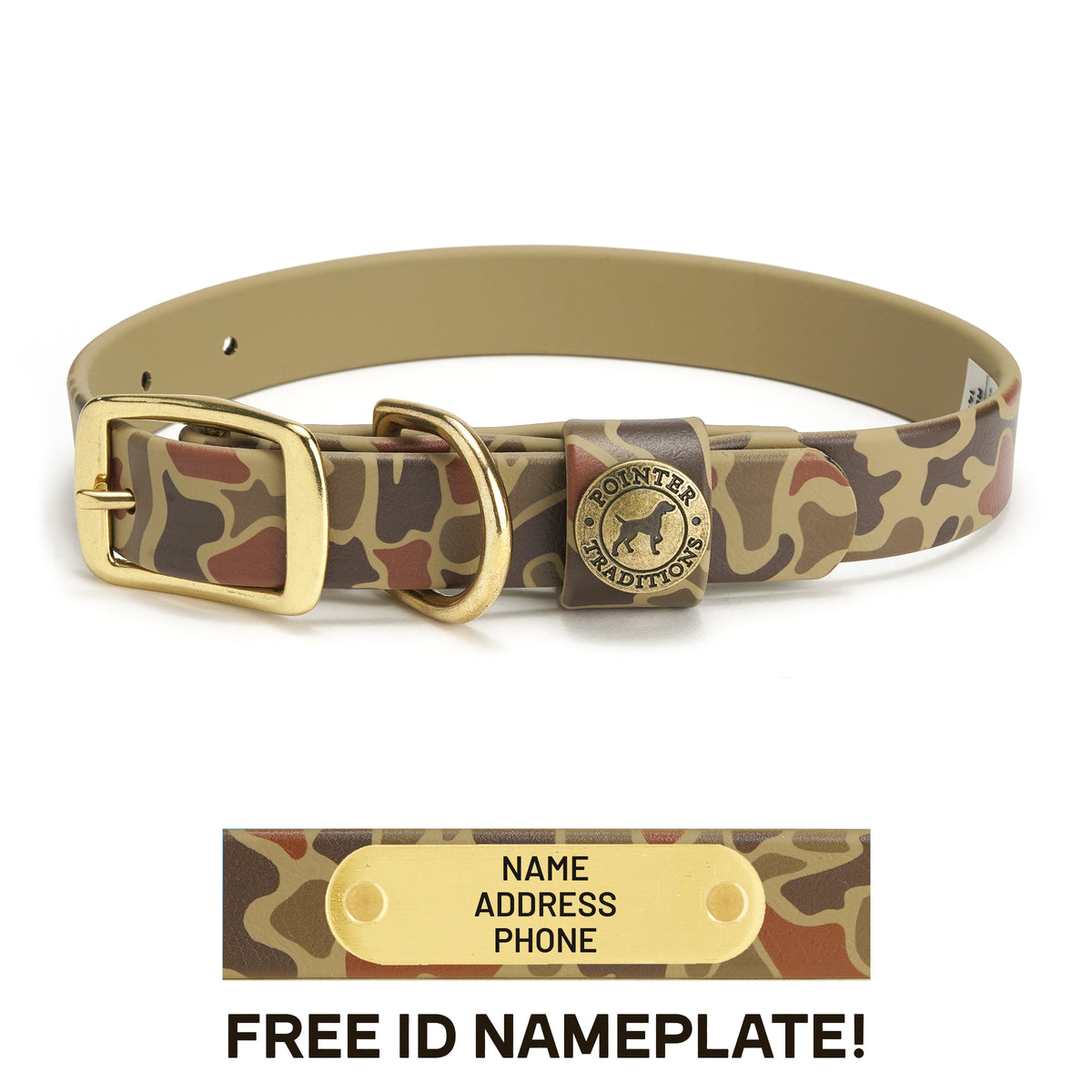 Pointer Traditions | Sporting Dog Collar - Vintage Camo
