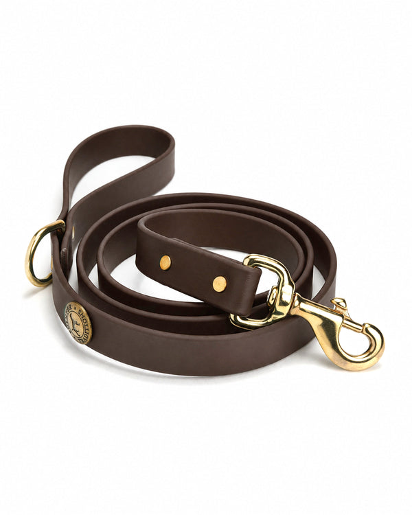 Sporting Dog Leash - Leather Brown