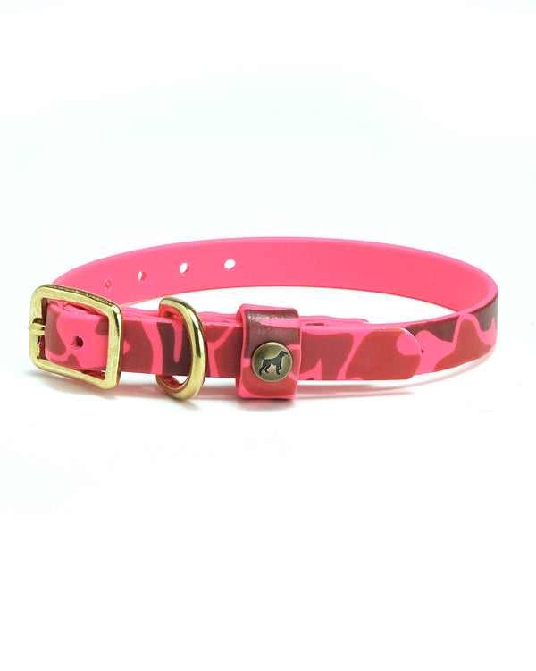 Sporting Puppy Collar - Blaze Pink Vintage Camo