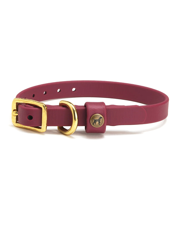 Sporting Puppy Collar - Wine
