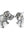 Pewter Hunting Dogs Salt & Pepper Set