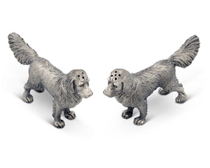 Pewter Retriever Salt and Pepper