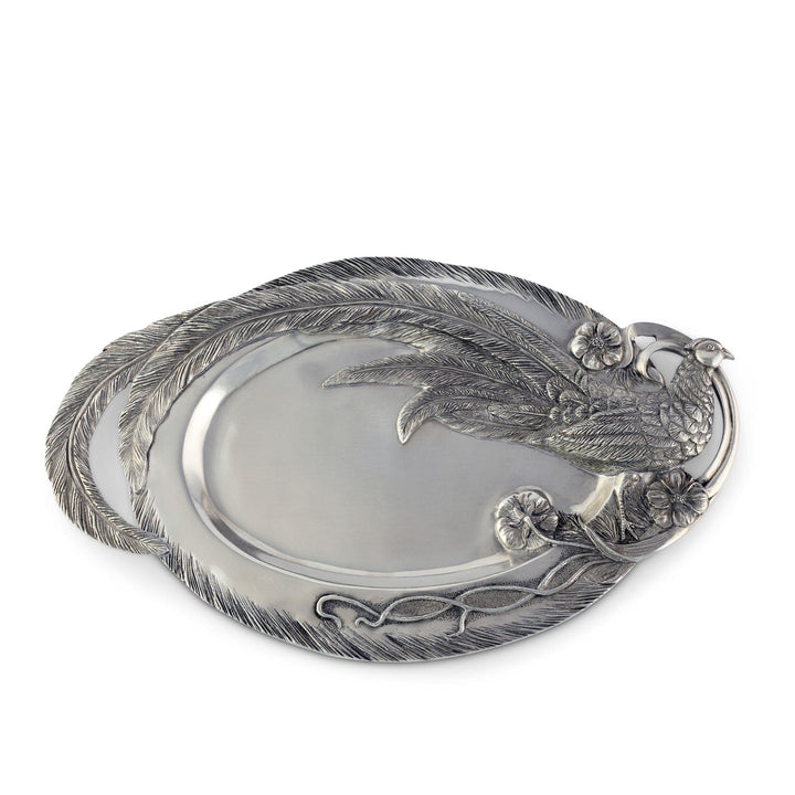 Pheasant Feather Oblong Tray