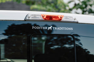 Pointer Traditions Die-Cut Transfer Sticker