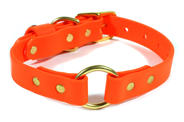 Hunting Dog Center Ring Collar - Blaze Orange