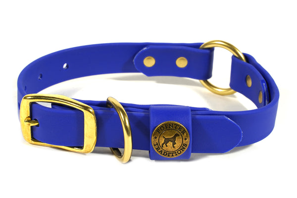 Hunting Dog Center Ring Collar - River Blue