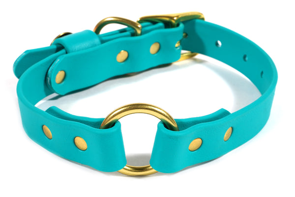 Hunting Dog Center Ring Collar - Teal