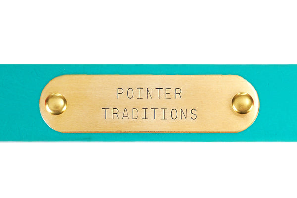 Hunting Dog Center Ring Collar - Teal