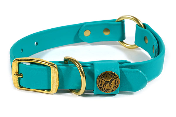 Hunting Dog Center Ring Collar - Teal