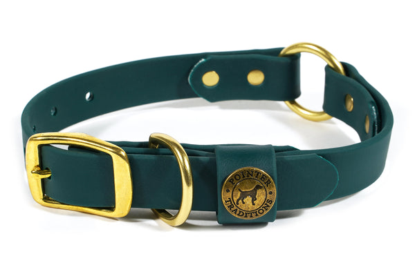 Hunting Dog Center Ring Collar - Woodland Green