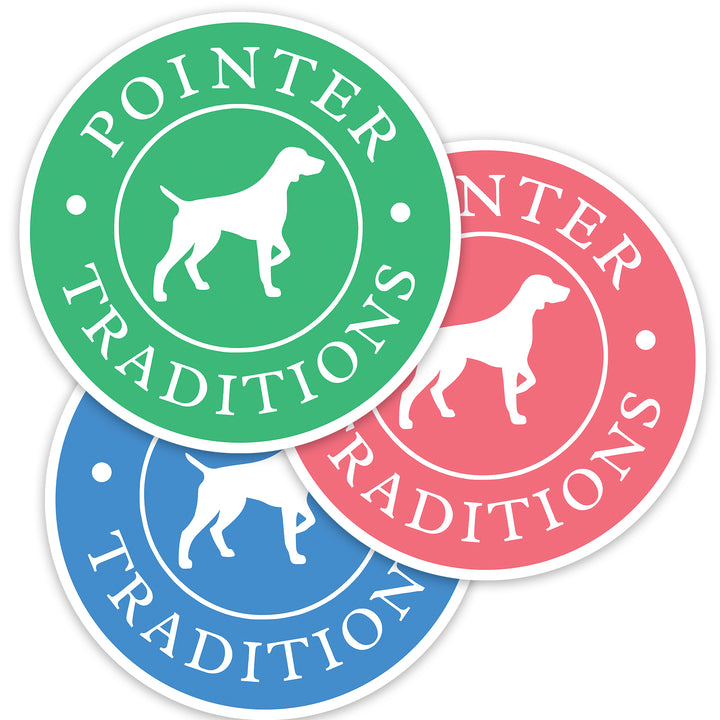Pointer Traditions Logo Sticker Pack - Pastel