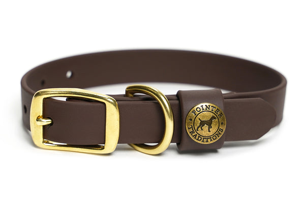 Sporting Dog Collar - Leather Brown