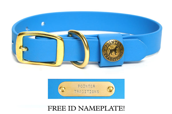 Sporting Dog Collar - Sky Blue