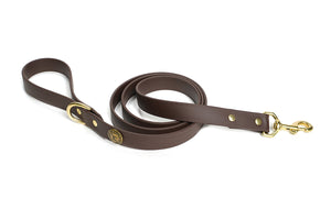 Sporting Dog Leash - Leather Brown
