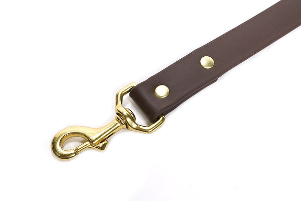 Sporting Dog Leash - Leather Brown